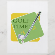 Golf Time Flyg Blad