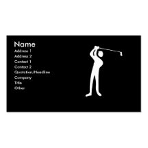 golf visitkort