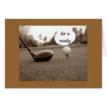 GOLFARE 40th FÖDELSEDAGROLIGT Kort