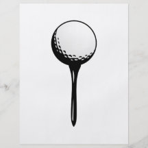 Golfball för beställnings- Golfdräkt Full Färg Flygblad