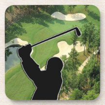 Golfbana Glas Underlägg