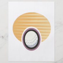Golfboll Flygblad