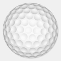 Golfboll Klistermärken