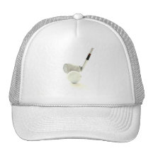 Golfboll- och klubbbaseballhatt trucker keps