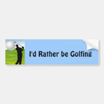 Golfboll som är kommande på dig bildekal