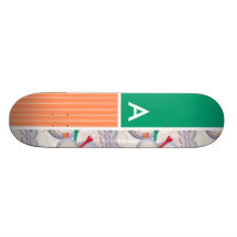 Golfbollar & utslagsplatsmönster skateboards