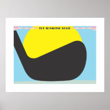 Golfklubb Print