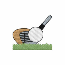 Golfklubb och boll