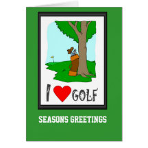 Golfkort, älskar jag golf