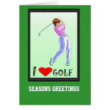 Golfkort, älskar jag golf