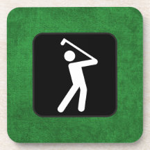 GolfSilhouette Kopp Underlägg