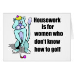 Golfspelkatt Kort