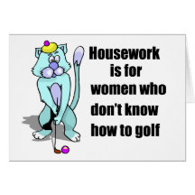 Golfspelkatt Kort