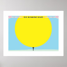 Golfutslagsplats Print