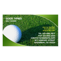 Golfvisitkort
