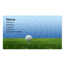Golfvisitkortar