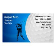 Golfvisitkortar