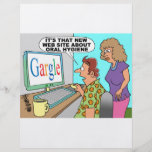 Google paroditecknad flyg blad
