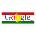Google som är kurdish vid Sarezh Abdullahi Anpassade Foto Kort