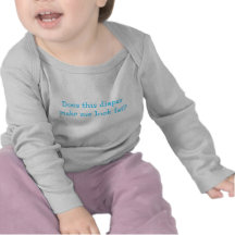 Gör denna blöja mig looktjock? tee