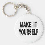 Gör det dig beställnings- Keychain Nyckel Ring