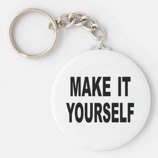 Gör det dig beställnings- Keychain Nyckel Ring