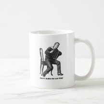 Gör inte mig att använda detta! (Dragspel) Kaffe Koppar