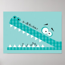 gör krokodiler… print