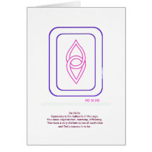 Gör Si Card i lilor & magenta Kort