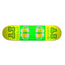 göra grön DET exponeringsglasen för MUSEUMgibsphot Skate Board Decks