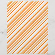 Görade randig orange och vit personliga flygblad