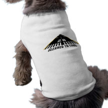Görat klar för att landa landningsbanan hund tröja