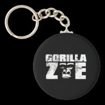 Gorilla Zoe Keychain - logotyp nyckelringar