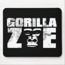 Gorilla Zoe Mousepad - logotyp musmattor
