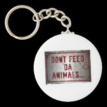 Gorillan Zoe Keychain - mata inte Da-djur nyckelringar