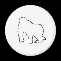 GorillaZoe magnet - gorillan skisserar magneter