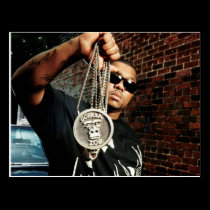 GorillaZoe vykort - Zach Wolfe medaljong vykort