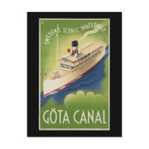 Gota kanal Sverige Vykort