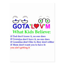gota'l♥v'mBelieve Vykort