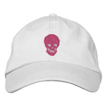 Goth chick broderad baseball keps