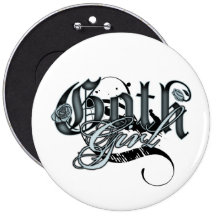 Goth flicka knappar