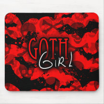 Goth flicka MousePad Musmattor