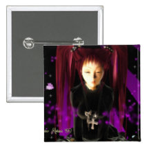 Goth flicka pins