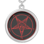 Goth för Baphomet demonsymbol halsband