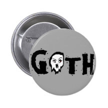 Goth knäppas knappar med nål