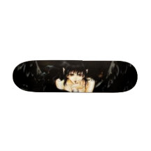 gotisk ängelskateboard