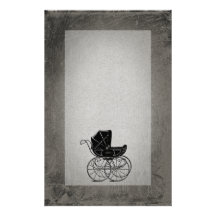 Gotisk barnvagn brevpapper