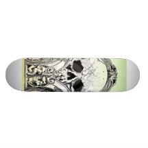 gotisk-döskallar-illustrationer skate deck