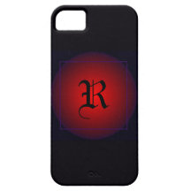 Gotisk initial chic elegant för kall Bro Monogram iPhone 5 Case-Mate Cases