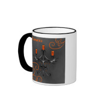Gotisk kandelaber Halloween Kaffe Kopp